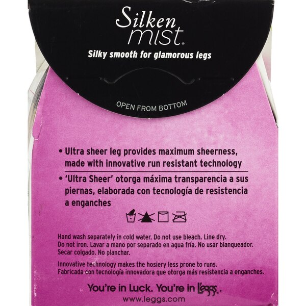 L'eggs Silken Mist Ultra Sheer Control Top Pantyhose