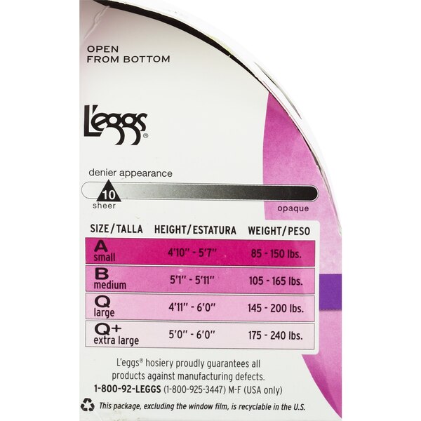 L'eggs Silken Mist Ultra Sheer Control Top Pantyhose