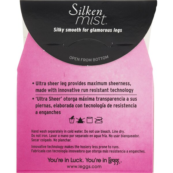 L'eggs Silken Mist Ultra Sheer Control Top Pantyhose