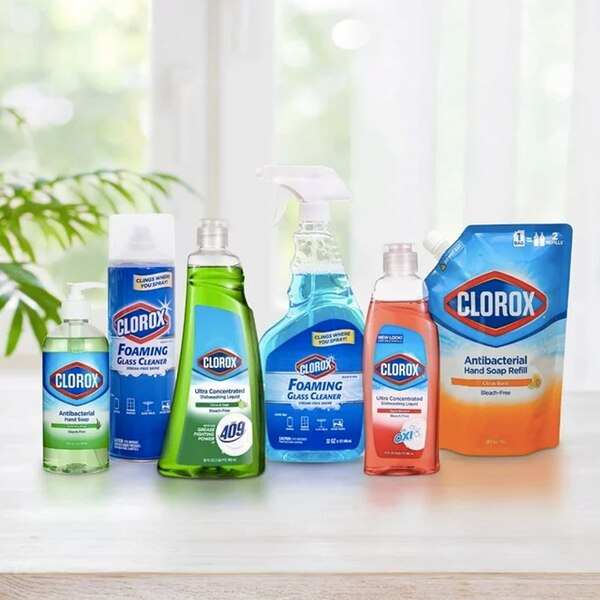 Clorox Foaming Glass Cleaner Aerosol Spray, Unscented, 16 OZ