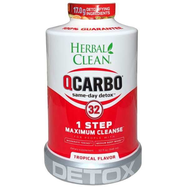 Herbal Clean QCarbo Tropical, 32 OZ