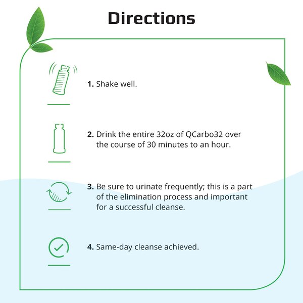 Herbal Clean QCarbo Tropical, 32 OZ