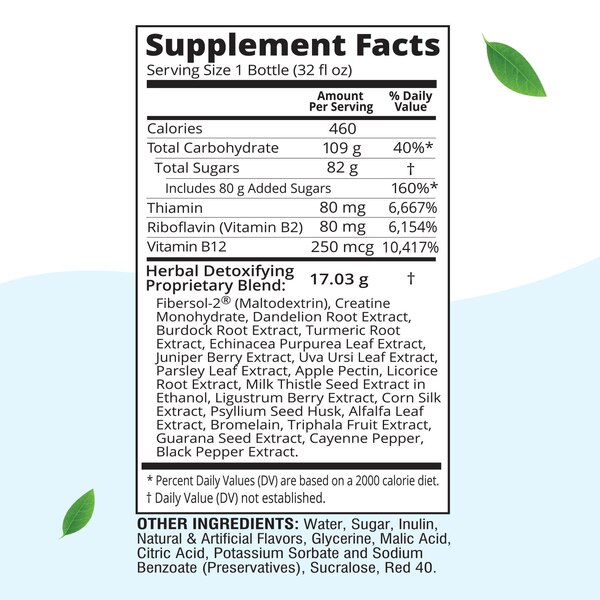 Herbal Clean QCarbo Tropical, 32 OZ