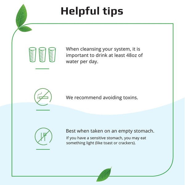 Herbal Clean, Qcarbo Same-Day Detox 1 Step Maximum Cleanse