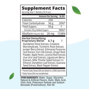 Herbal Clean, Qcarbo Same-Day Detox 1 Step Maximum Cleanse