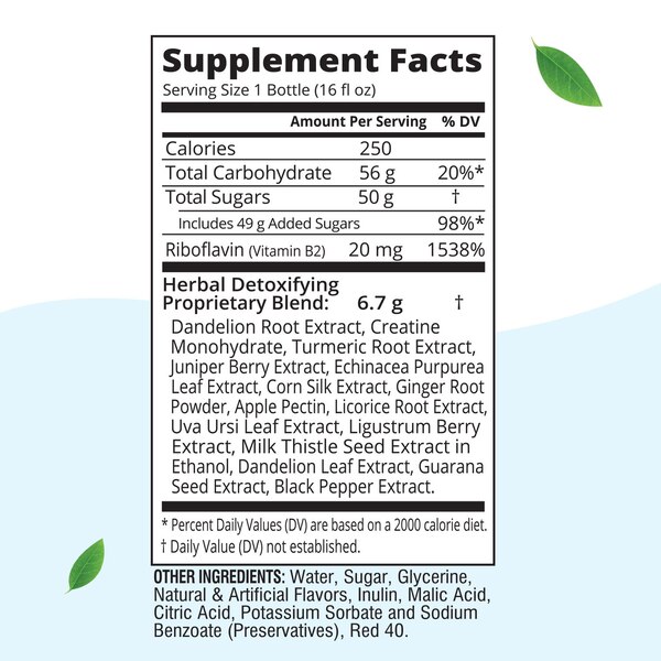 Herbal Clean, Qcarbo Same-Day Detox 1 Step Maximum Cleanse