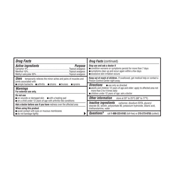 Ultra Strength Bengay Topical Pain Relief Cream