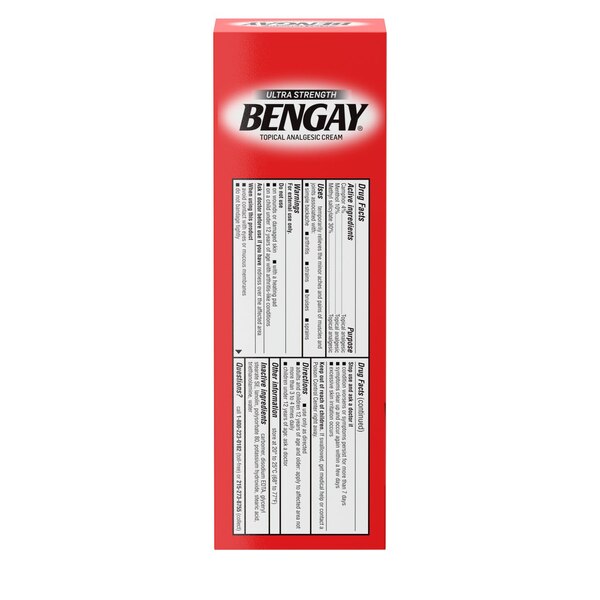 Ultra Strength Bengay Topical Pain Relief Cream
