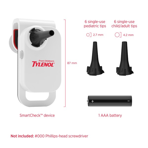 SmartCheck From Children's Tylenol Digital Ear Scope Otoscope