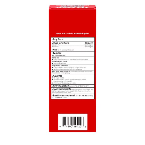 Tylenol Precise Cooling Pain Relieving Cream, Lidocaine & Menthol, 4 OZ