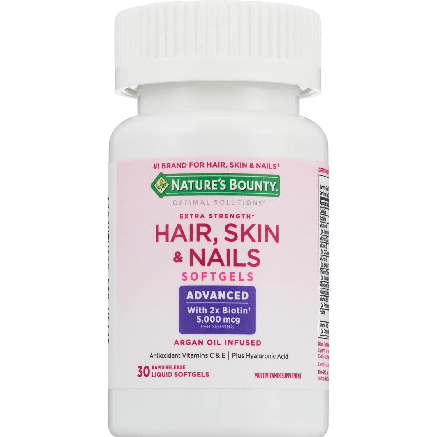 Nature's Bounty Optimal Solutions Hair, Skin & Nails Softgels