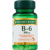 Nature's Bounty Vitamin B-6 Tablets, 100 Mg, 100 CT, thumbnail image