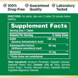 Nature's Bounty Sleep3 Stress Support Tri-Layered Tablets, 56 CT