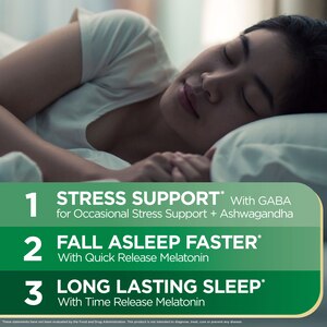 Nature's Bounty Sleep3 Stress Support Tri-Layered Tablets, 56 CT