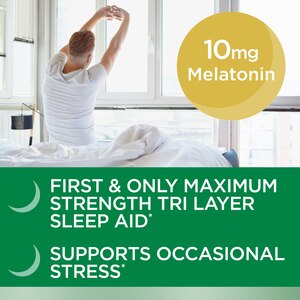 Nature's Bounty Sleep3 Stress Support Tri-Layered Tablets, 56 CT