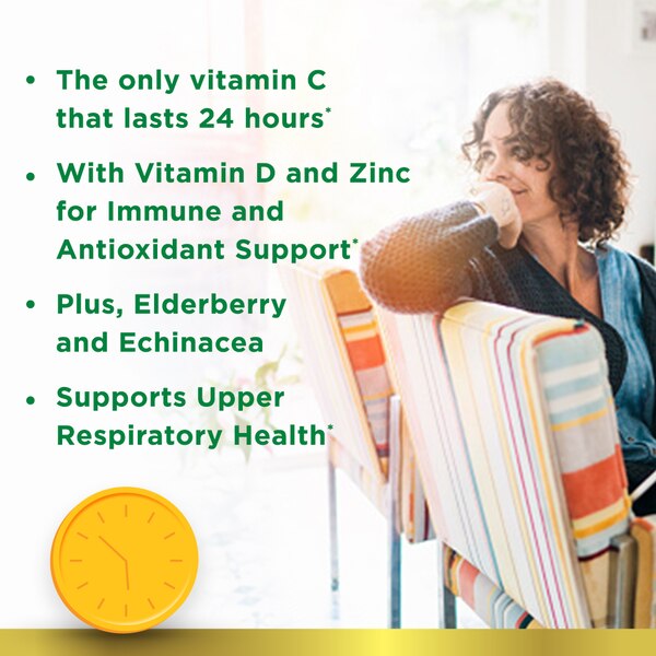 Nature's Bounty Immune 24 Hour +  1000mg Softgels, 50 CT