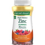 Nature's Bounty High Potency Zinc Wildberry Gummies, 120 CT, thumbnail image 1 of 4