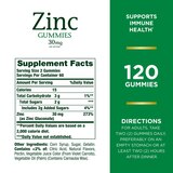 Nature's Bounty High Potency Zinc Wildberry Gummies, 120 CT, thumbnail image 3 of 4