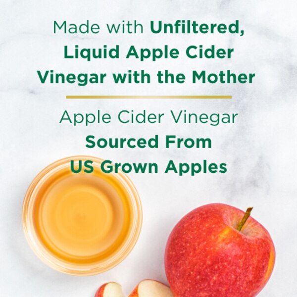 Nature's Bounty Apple Cider Vinegar 500mg Gummies, 60 CT