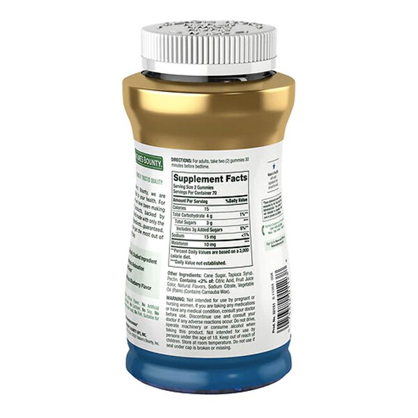 NATURE'S BOUNTY MELATONIN 10MG GUMMIES