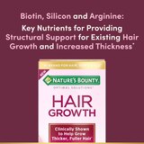 Nature's Bounty Optimal Solutions Hair Growth Supplement, 30 Capsules, thumbnail image