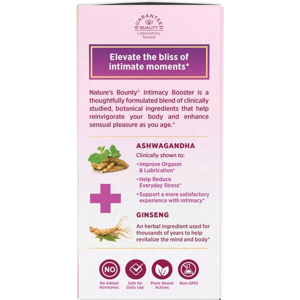 Nature's Bounty Optimal Solutions Intimacy Booster, 60 CT
