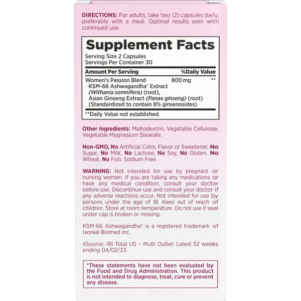 Nature's Bounty Optimal Solutions Intimacy Booster, 60 CT