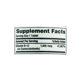 Nature's Bounty Vitamin B-12 Tablets 1000mcg, 100CT, thumbnail image 4 of 4