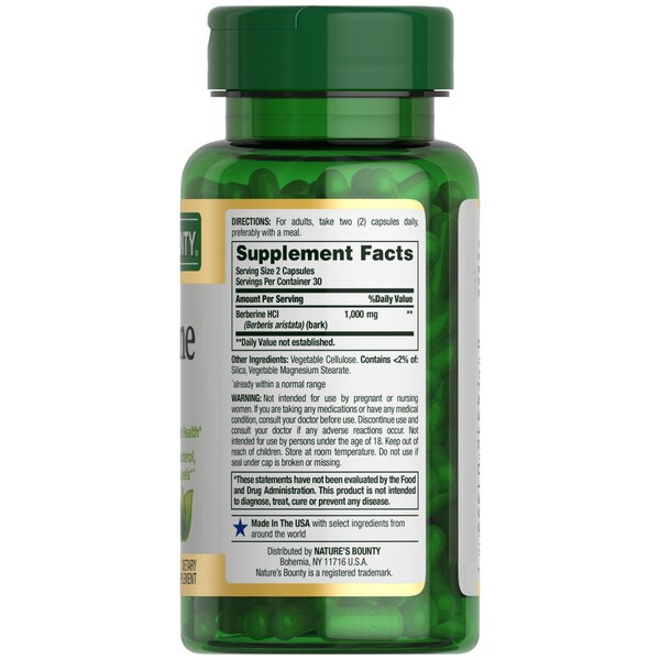 Nature's Bounty Berberine, 60 CT