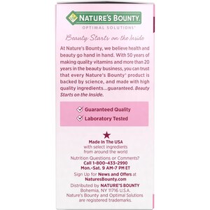 Nature's Bounty Optimal Solution Hyaluronic Acid Capsules, 120 CT