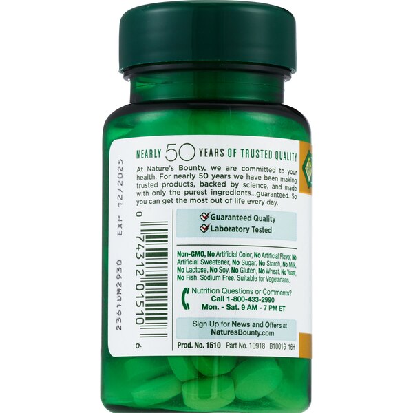 Nature's Bounty Pure Vitamin C Tablets 500mg, 100CT
