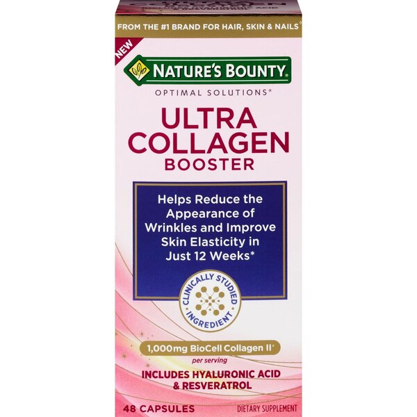 Natures Bounty Optimal Solutions Collagen Booster Capsule, 48 CT