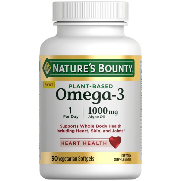 Nature's Bounty Omega-3 1000mg Softgels, 30 CT