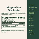 Nature's Bounty Magnesium Glycinate 240mg, Capsules, 60 CT, thumbnail image