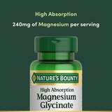 Nature's Bounty Magnesium Glycinate 240mg, Capsules, 60 CT, thumbnail image