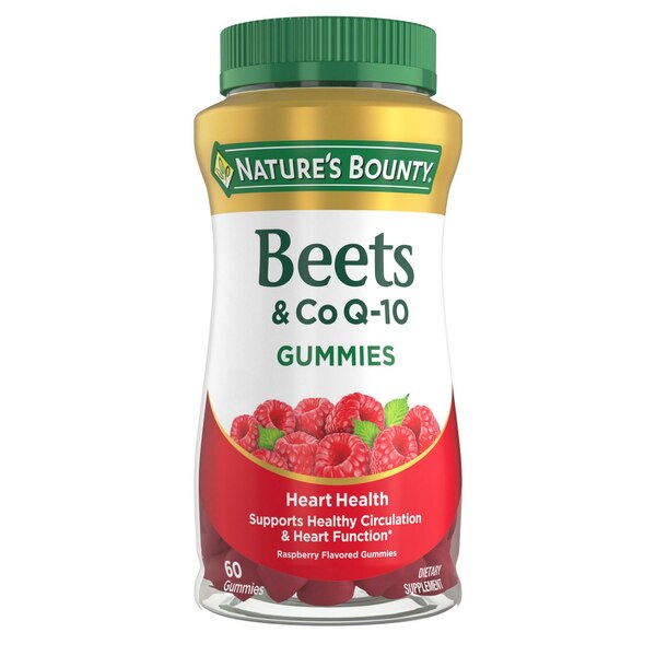 Nature's Bounty Beets Plus COQ10 Gummies, 60 CT