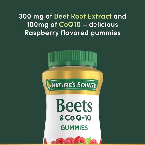 Nature's Bounty Beets Plus COQ10 Gummies, 60 CT