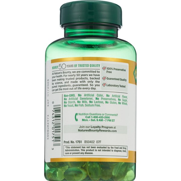 Nature's Bounty Vitamin E Softgels 180mg, 120 CT