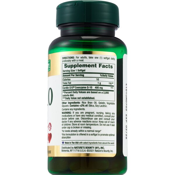 Nature's Bounty Co Q-10 Softgels 400mg, 30CT