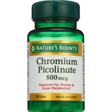 Nature's Bounty Chromium Picolinate Tablets, 800 MCG, thumbnail image