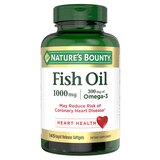 Nature’s Bounty Fish Oil Softgels 1000mg, 145CT, thumbnail image