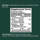 Nature's Bounty Calcium Magnesium Zinc Coated Caplets, 100 CT, thumbnail image