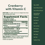 Nature's Bounty Cranberry Plus Vitamin C Softgels 4200mg, thumbnail image