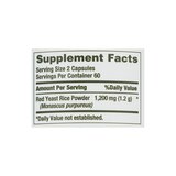 Nature's Bounty Red Yeast Rice Capsules 600mg, thumbnail image
