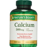 Nature's Bounty Calcium With Vitamin D3 Tablets, 500 mg, 300 CT, thumbnail image