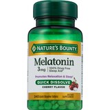 Nature's Bounty Melatonin Tablets 3mg, 240CT, thumbnail image