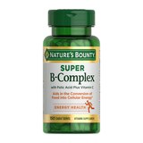 Nature's Bounty Super B Complex with Folic Acid plus Vitamin C Tablets, 150CT, thumbnail image