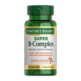 Nature's Bounty Super B Complex with Folic Acid plus Vitamin C Tablets, 150CT, thumbnail image 1 of 3