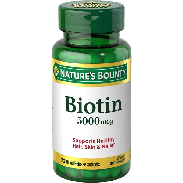 Nature's Bounty Biotin Softgels 5000mcg