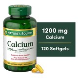 Nature's Bounty Calcium 1200mg Bone Health Softgels, 120 CT, thumbnail image